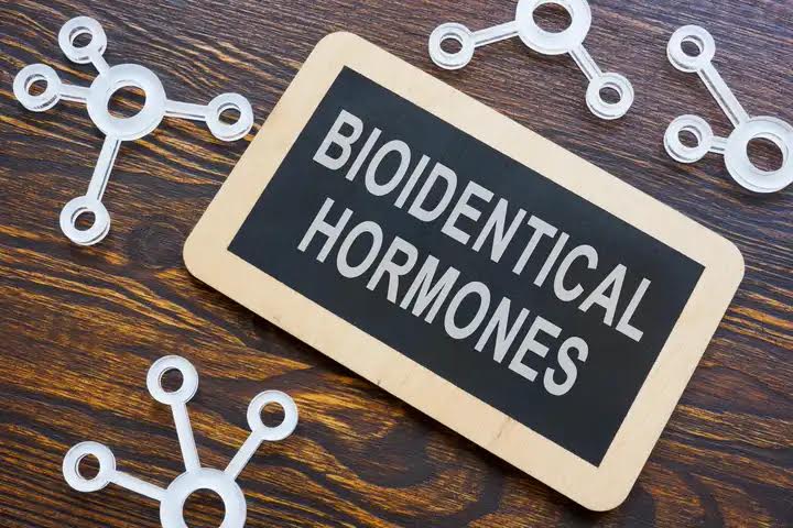 Plate Bioidentical hormones