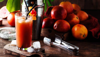 Summer refreshing low alcoholic cocktail