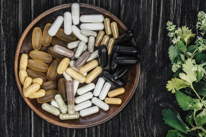 Multivitamin for women over 40 supporting energy, hormone balance, and overall health with essential vitamins and nutrients.